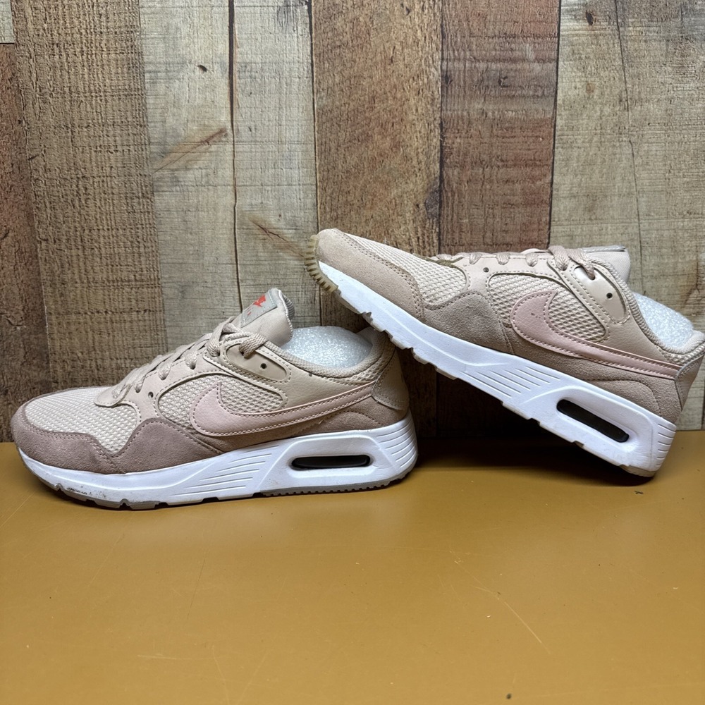Nike Air Max FC Fossil Stone Trainer Shoes Pink Women's 8 CW4554-201
